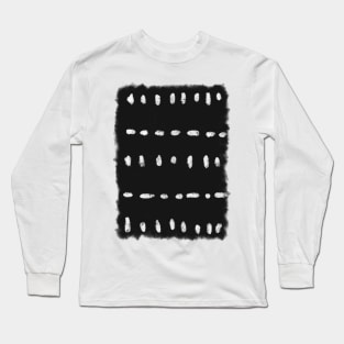 Piano Keys Design Long Sleeve T-Shirt